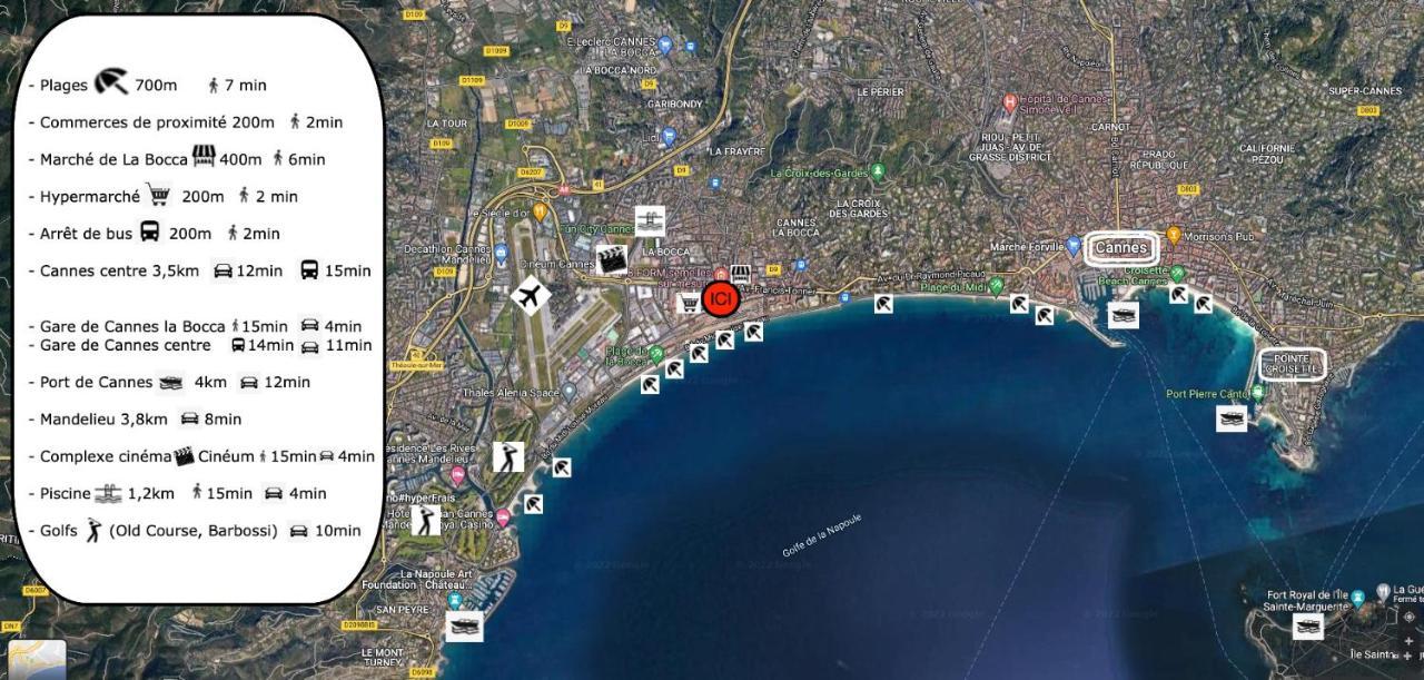 Cannes, Mer A 500 M, Maison Rare Esterno foto